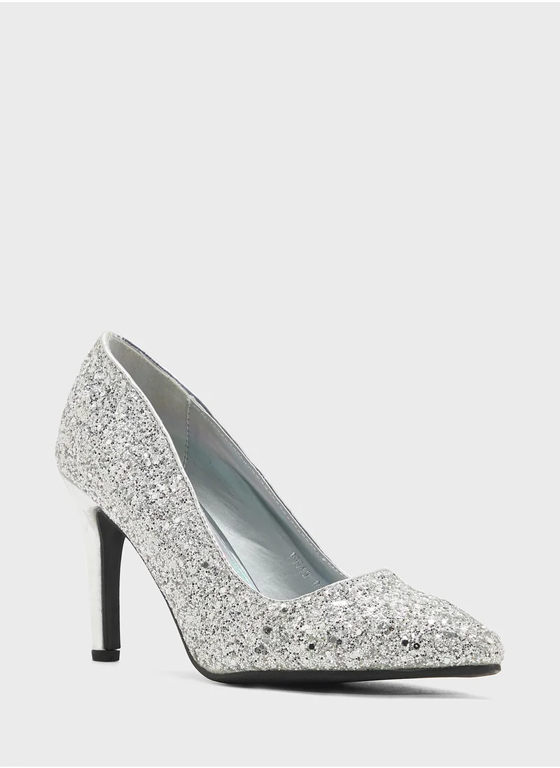 Ella Limited Edition All Glitter Pointed Pump