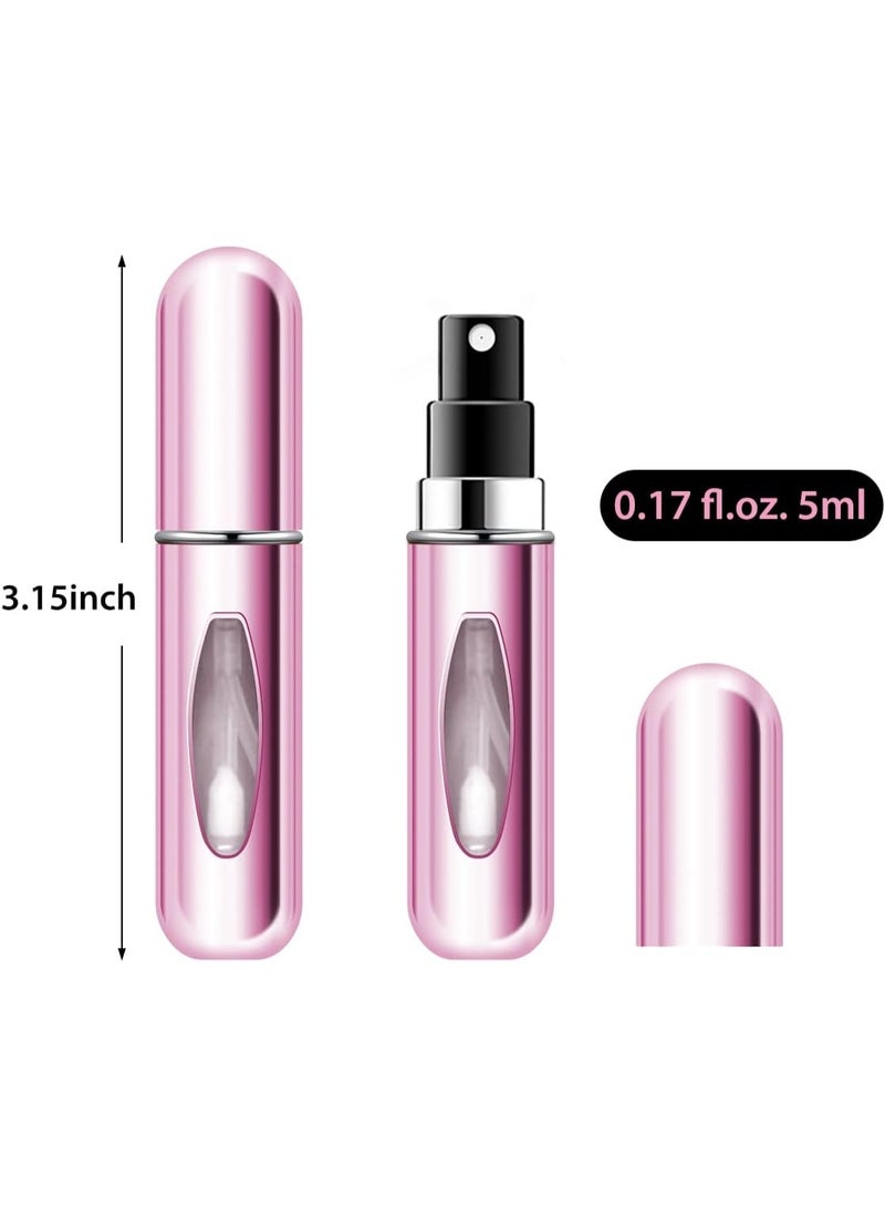 مجموعة زجاجات عطر قابلة لإعادة التعبئة مكونة من 4 قطع - Image 5
