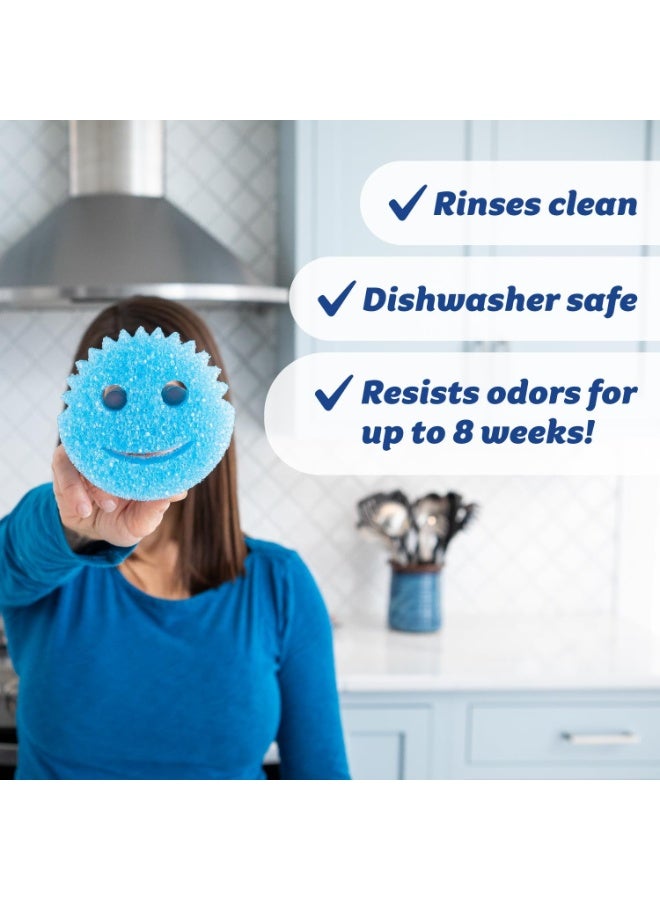 Scrub Daddy 6 Kitchen Sponges & 1 Daddy Caddy Dish Sponge Holder - BPA Free & Made with Polymer Foam - Stain & Odor Resistant, Scratch-Free Multipurpose Scrubbers - Image 3