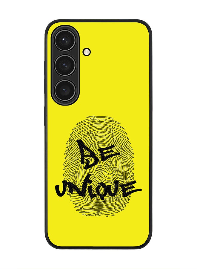 Stylizedd Rugged Black edge case for Samsung Galaxy S24, Slim fit Soft Case Flexible Rubber Edges Anti Drop TPU Gel Thin Cover- Be Unique - Image 1