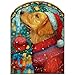 MEATRN Christmas Jigsaw Puzzles for Adults Dog with Santa Hat 498 Pcs Unique Shaped Holiday Wood Puzzle with Wooden Storage Box Festive Family Game Night for Art Lovers 135x183 Inch - Image 2