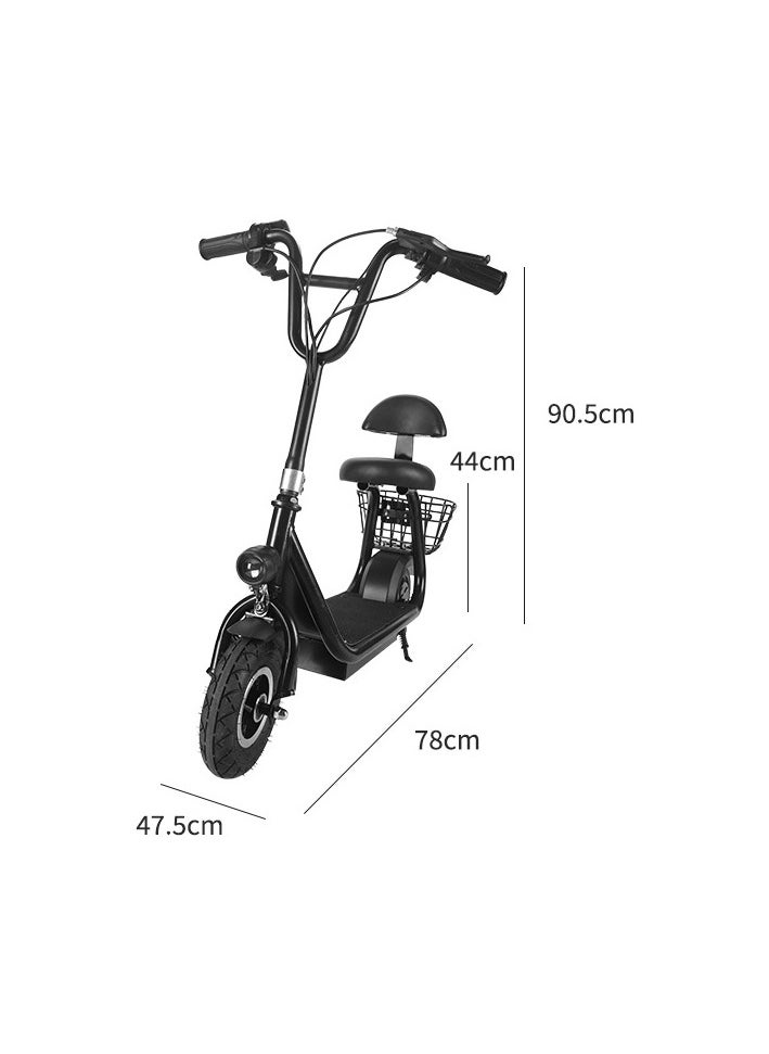 Winner Sky Best Quality Custom 8inch 36V250W mini electric scooter Electrico kids Escooter with basket  - Image 3