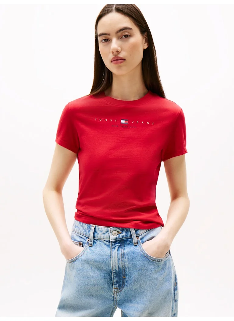 تومي جينز Graphic Crew Neck T-Shirt