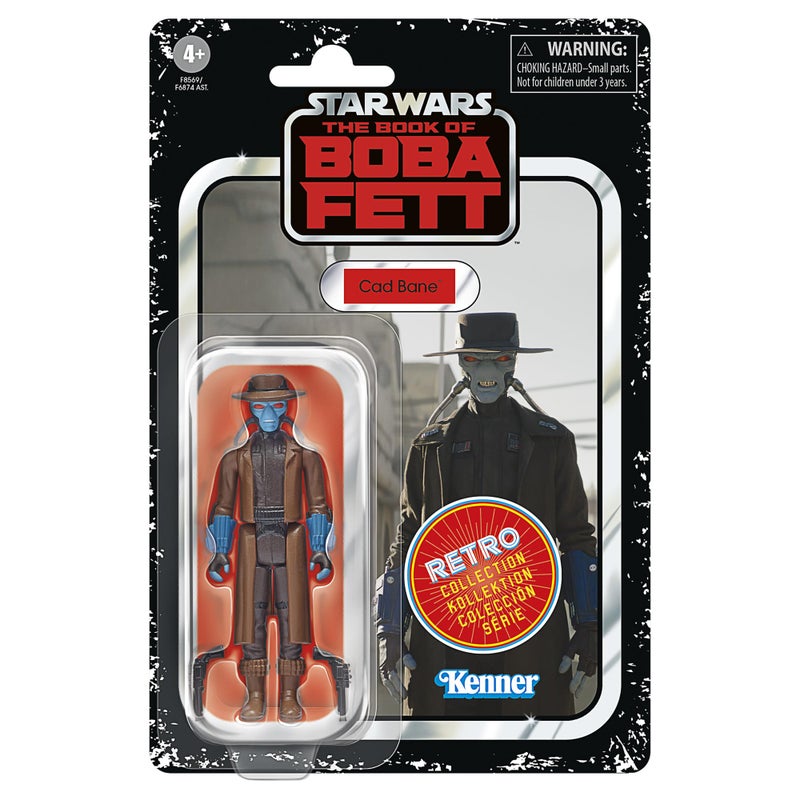 STAR WARS Retro Collection Cad Bane The Book of Boba Fett 375 Inch Collectible Action Figures Ages 4 and Up - Image 3