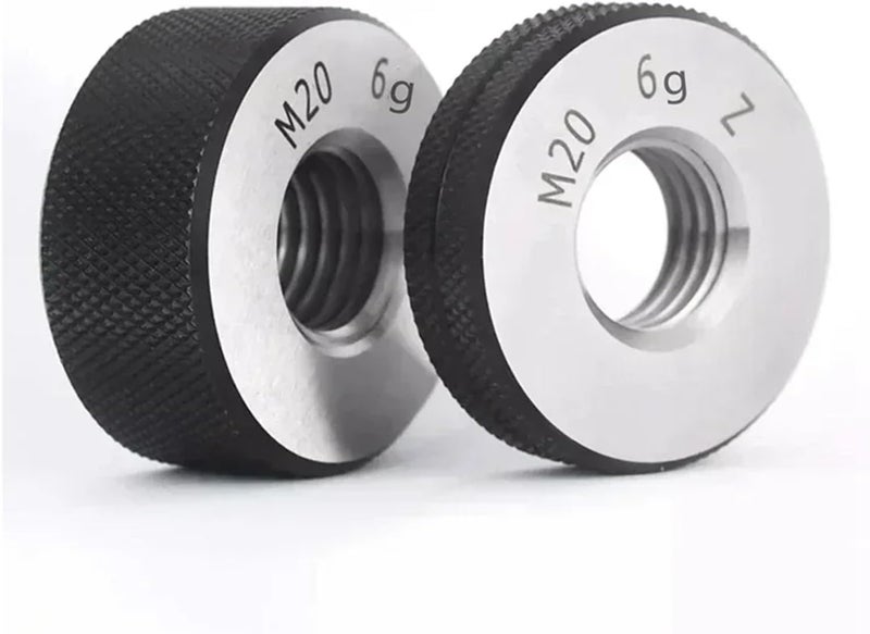 Left-hand thread gauge, Metric 6g M1-M32-M42 GO/NO GO Precision Internal Screw Gage Fine,Pitch Test Tool(M20X1.5) - Image 2