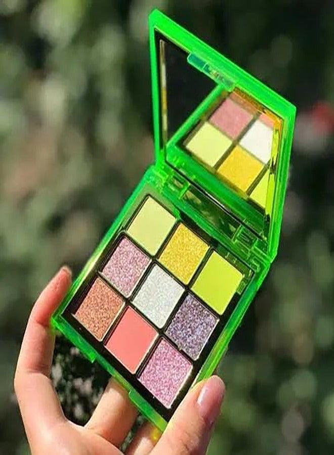 Farah22 9 Shades Eyeshadow Palette Neon Rich - Image 3
