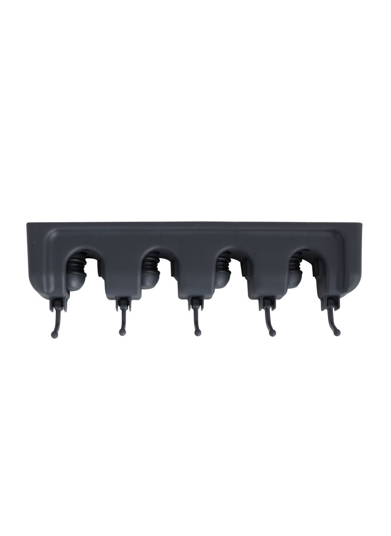 Delcasa Mop Broom Holder with 5 Hooks and 4 Positions DC2391