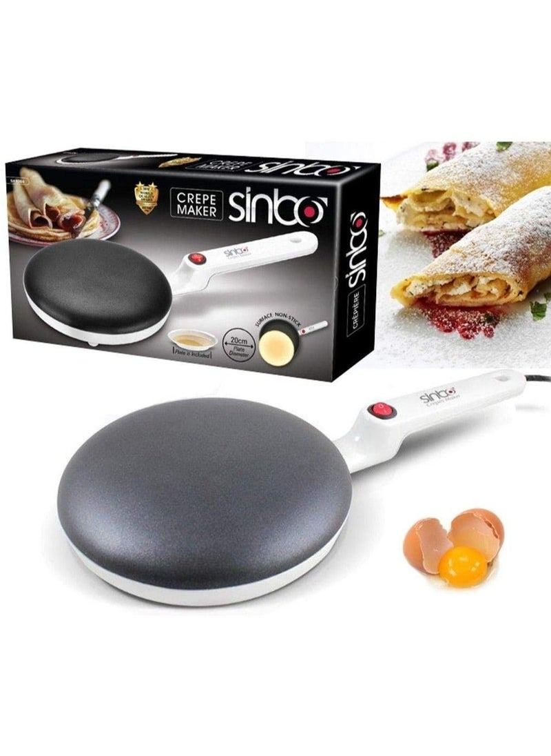 Sinbo - Electric Crepe Maker With Auto Power Off, Portable Crepe Maker & Non-Stick - Image 1