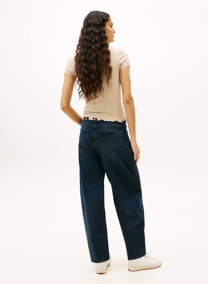 TOMMY JEANS Essential Logo Ribbed T-Shirt - Image 2