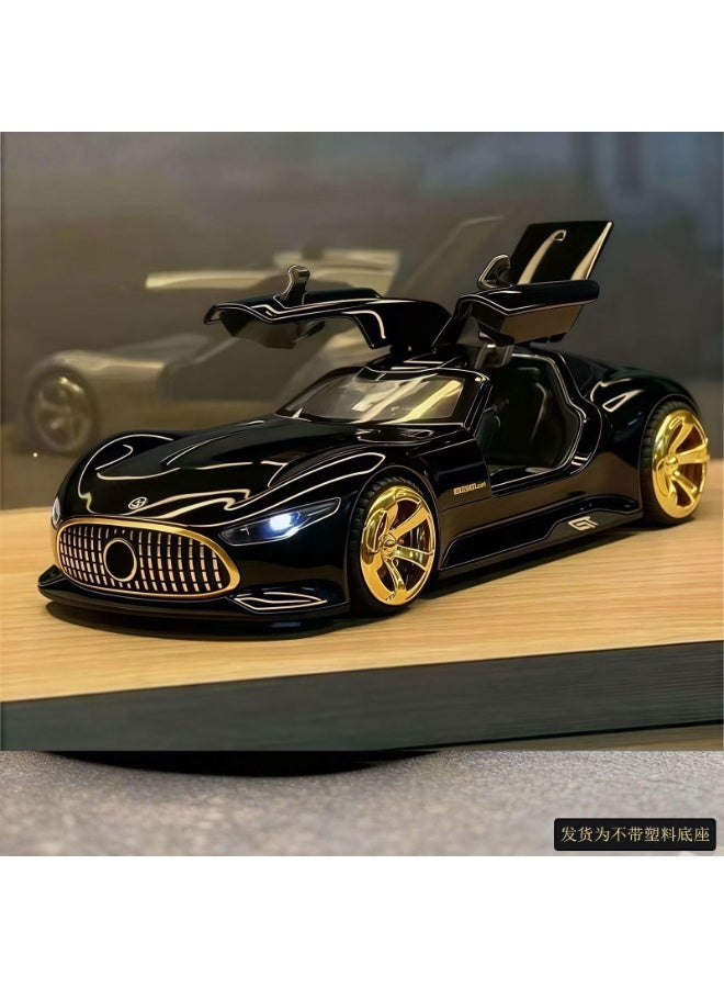 Mercedes-Benz AMG Vision GT Concept – Premium Black Diecast Model Car with Opening Gullwing Doors, Perfect for Gifts, Office Desk Decoration, Kids’ Rooms, and Collectors - Image 1