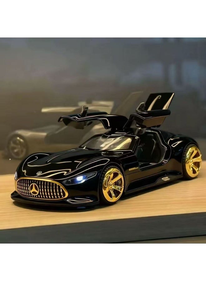 Mercedes-Benz AMG Vision GT Concept – Premium Black Diecast Model Car with Opening Gullwing Doors, Perfect for Gifts, Office Desk Decoration, Kids’ Rooms, and Collectors - Image 5