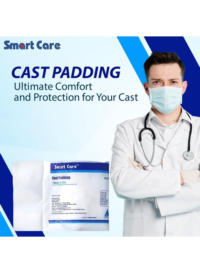 SmartCare Cast Padding 10 cm, 3 Meter (Pack of 12) - Premium White Cast Padding for Comfortable Healing - Image 4