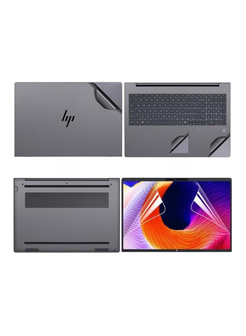 General Laptop Sticker Cover Compatible 14-inch HP Envy x360 2-in-1 14-Fa 2024, Scratch Resistant Sticker 3-Sided Laptop Film and HD Film 