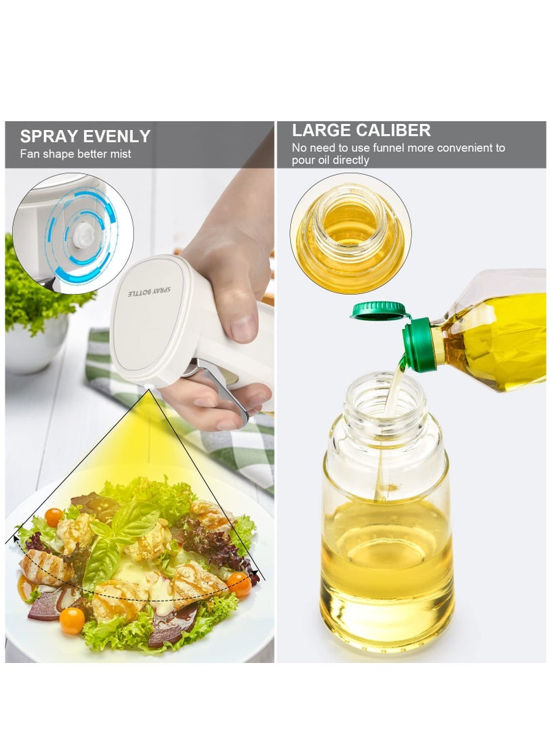 SOLARAE 2 Pack Olive oil Sprayer for Cooking, 240ml Olive Oil Spray Bottle, Glass Olive Oil Sprayer Mister, Oil Sprayer for Air Fryer, BBQ, Salad, Baking, Grilling Kitchen Tools - Image 3