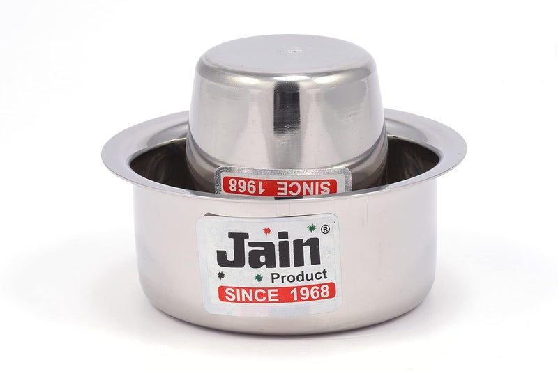 JAIN Filter Coffee Dabra Set with Tumbler - 150 ML (Set of 4) - Silver - Image 3
