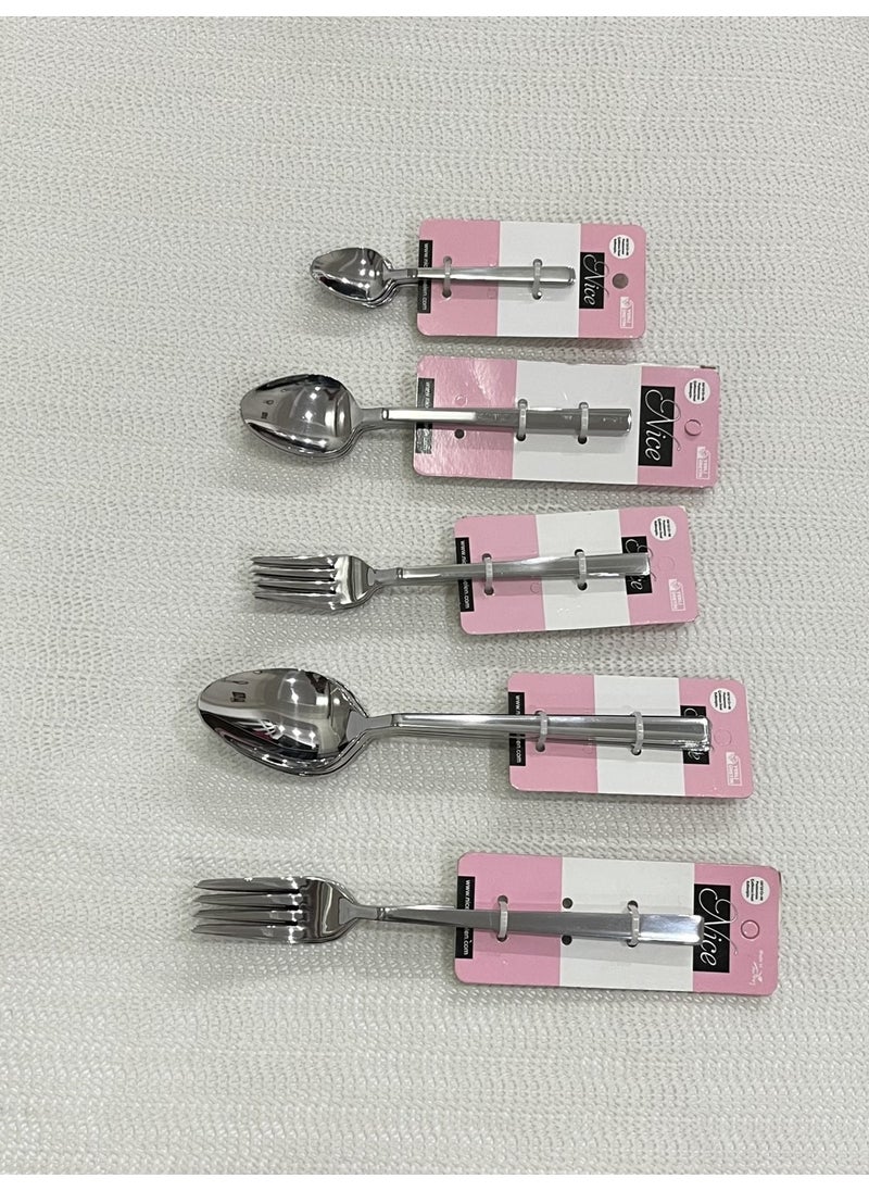 NICE - Elit 30 Piece Cutlery Set for 6 Persons Lux 3mm 18/10 - Image 1