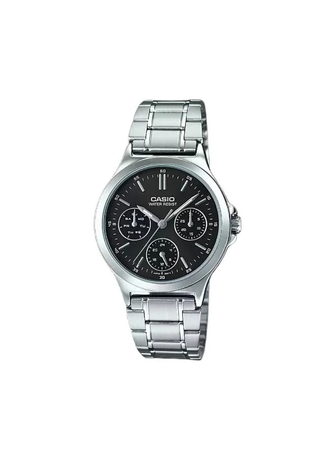 كاسيو Men's Stainless Steel Analog Watch MTP-V300D-1AUDF - 41.5 mm
