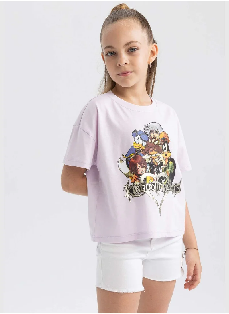 DeFacto Girl Short Sleeve Knitted Short Sleeve Body