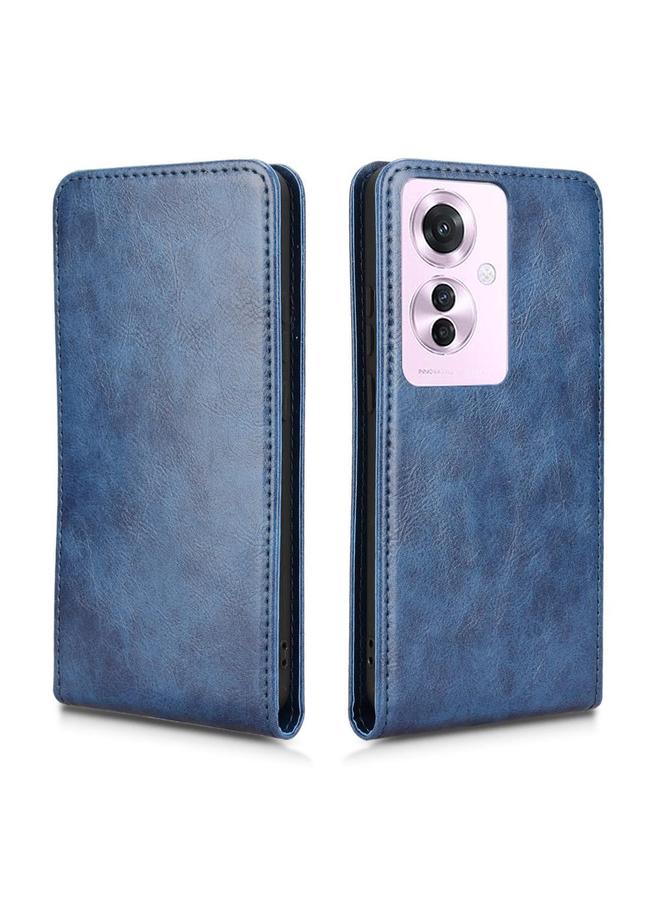 اس-توب جراب هاتف OPPO Reno11 PJH110 المغناطيسي العمودي المصنوع من الجلد - Image 2