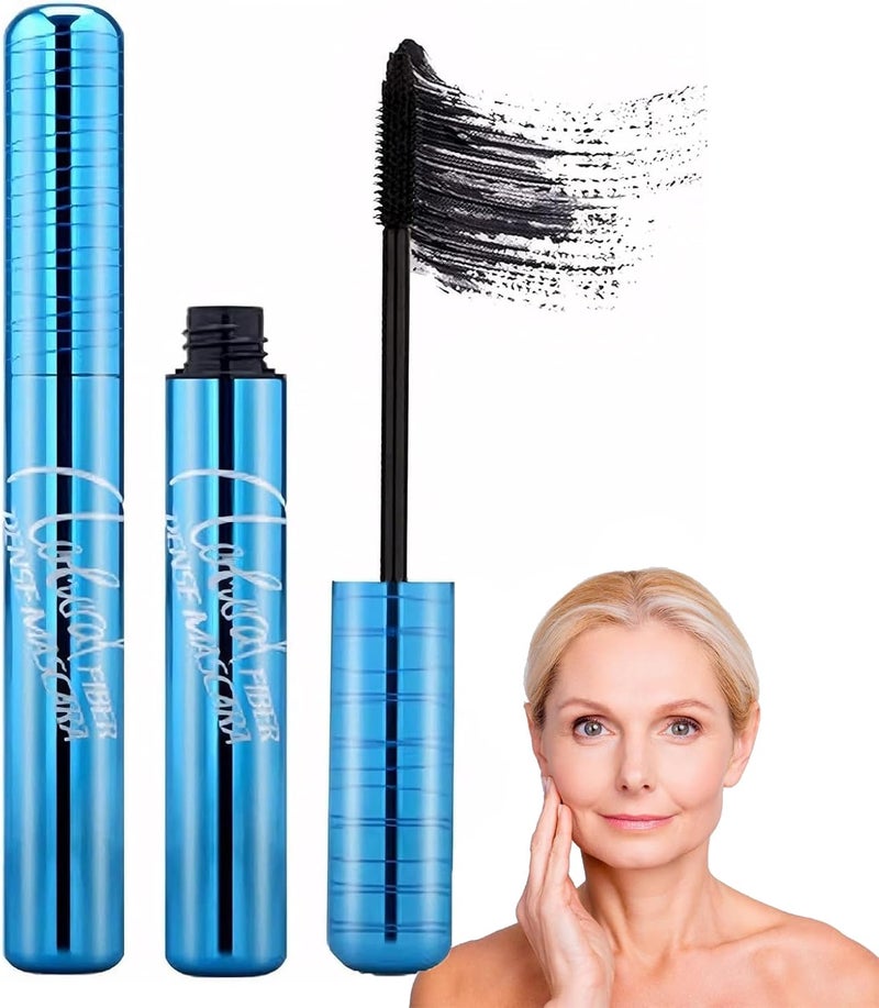 PrimeLash Mascara for Mature LadiesPrimelash Mascara for Seniors with Thinning Lashes Waterproof Volumizing Natural Mascara for Older Women Fiber Lash Mascara for Seniors Volume and Length