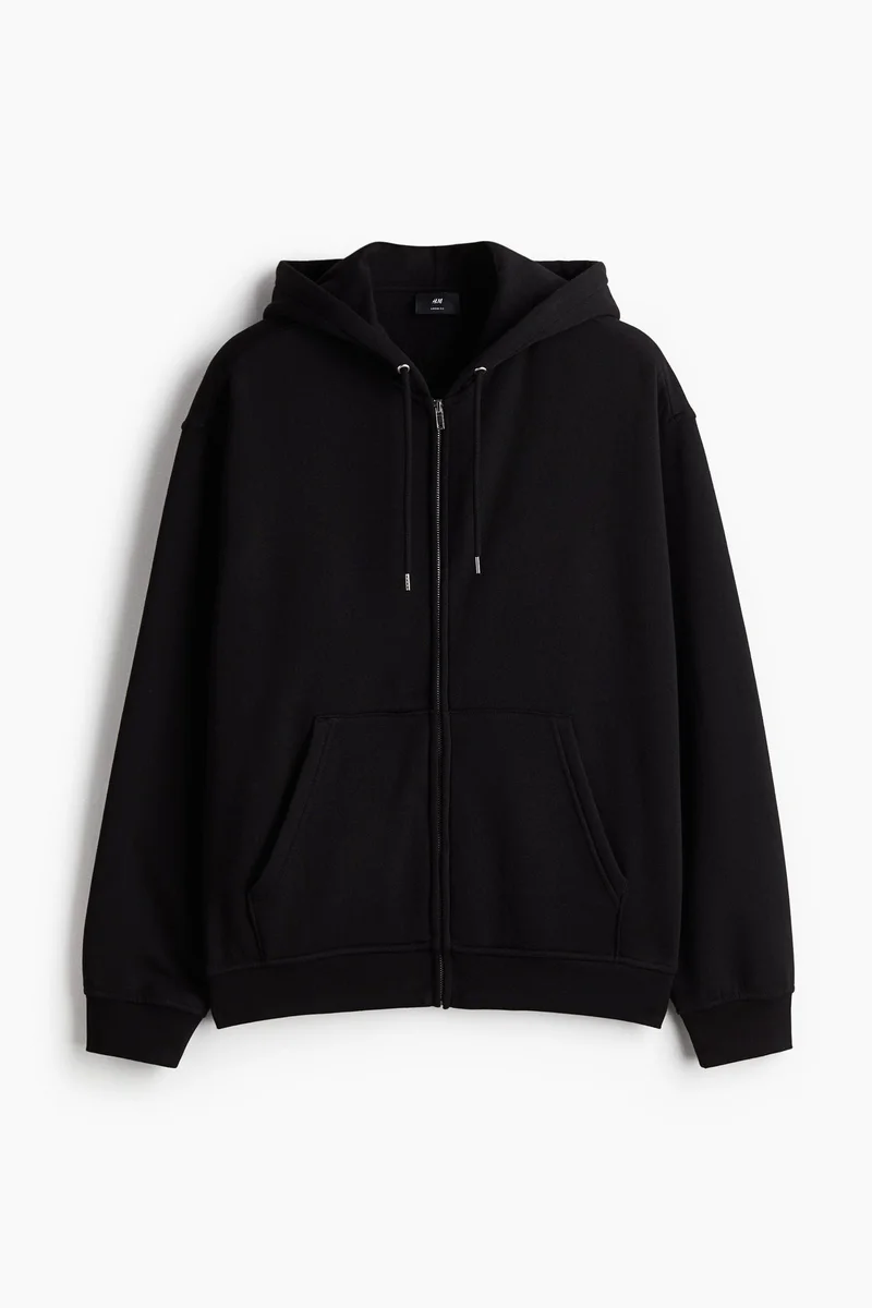 H&M  Loose Fit Zip-through hoodie for Men | Best Price UAE