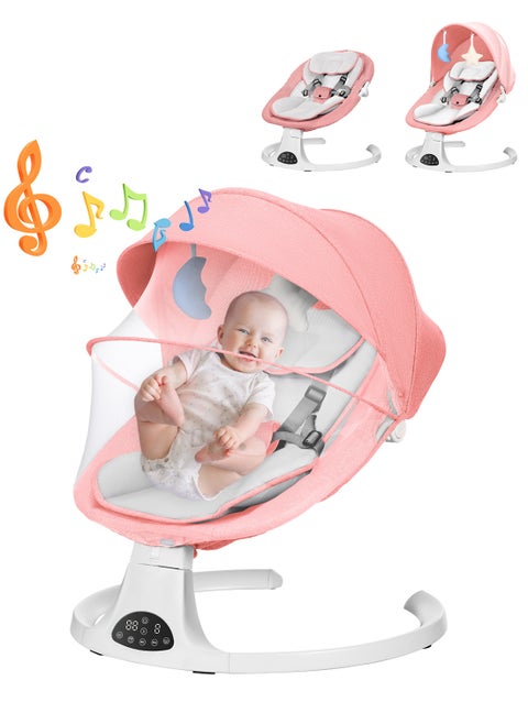 Electric Baby Rocker Bouncer, Baby Rocking Chair With Remote Control Support, Auto Baby Swing For Sleeping