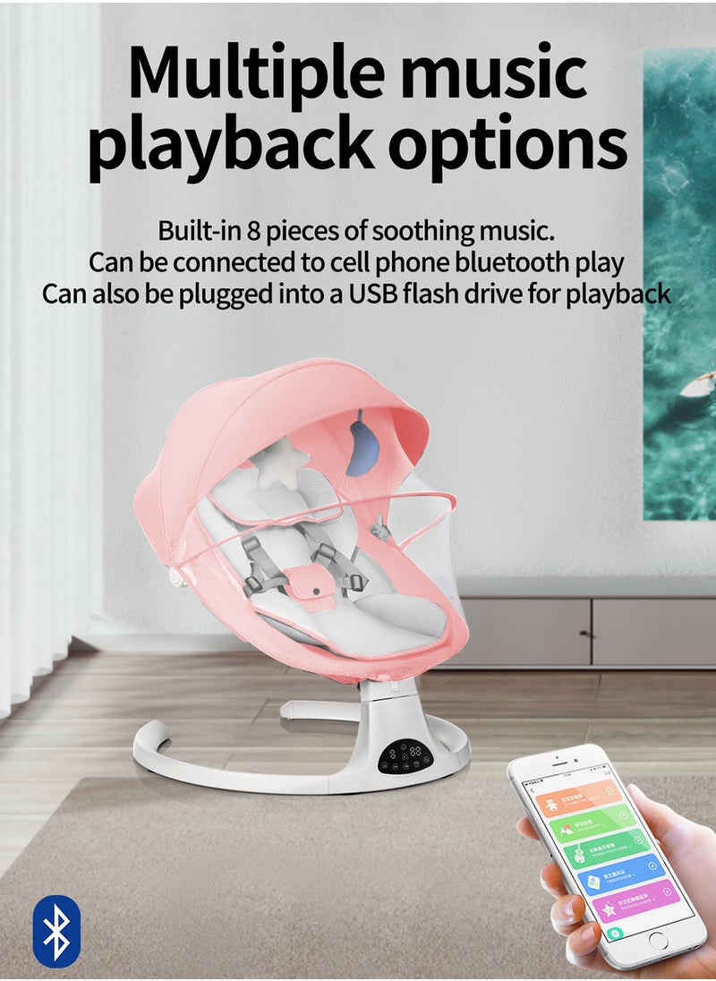 MaBaby - Electric Baby Rocker Bouncer, Baby Rocking Chair With Remote Control Support, Auto Baby Swing For Sleeping - Image 1
