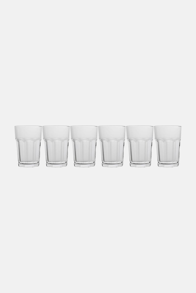 LAV 6 Pieces Aras Highball Glass Set, Transparent - Image 1