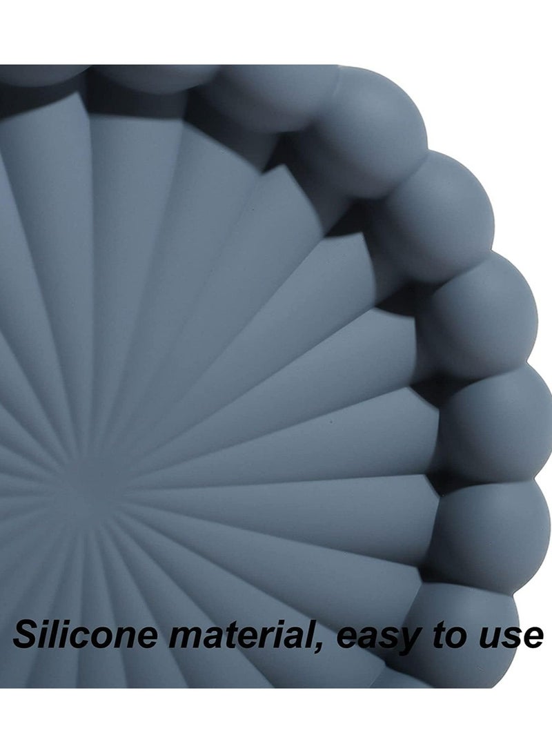 قالب كعكة شارلوت السيليكون المستدير غير القابل للالتصاق - قابل لإعادة الاستخدام للتشيز كيك والبراوني والتورتة والفطائر - Image 4