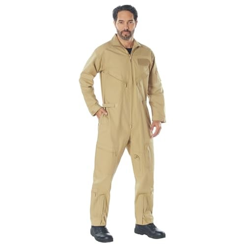 ROTHCO بدلة الطيار روثكو - بدلة رجال الطيار - بدلة كوسبلاي، كاكي - XL - Image 3