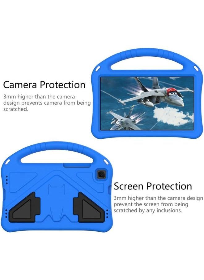 Kids Case For Huawei M3 Lite 8.0 Inch Tablet Cover Compatible With Huawei Mediapad M3 Lite Handle Stand Case Children Friendly Durable Eva Foam Lightweight Shockproof Protective Blue