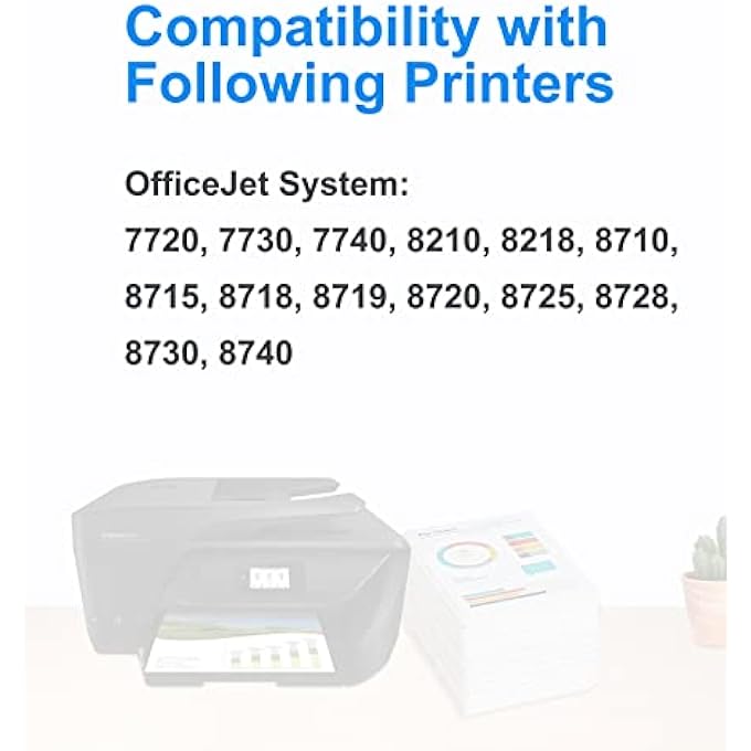 REPLACEMENT FOR HP 953XL INK CARTRIDGES MULTIPACK FOR HP 953 XL COMPATIBLE FOR HP OFFICEJET PRO 7740 8218 8710 8715 8718 8719 8720 8725 8730 8740(BLACK, CYAN, MAGENTA, YELLOW) - Image 3