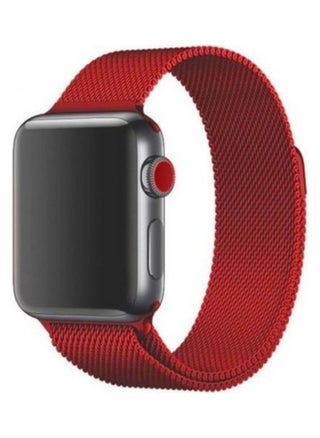 Stainless Steel Milanese Loop Mesh Band for Apple Watch 7/6/SE/5/4/3/2/1 42mm/44mm/45mm Red - pzsku/Z9F4DCEE71C75B3E86BA2Z/45/_/1693279021/9e1bf5b3-5e6c-49aa-b318-b2c56d72dfc8