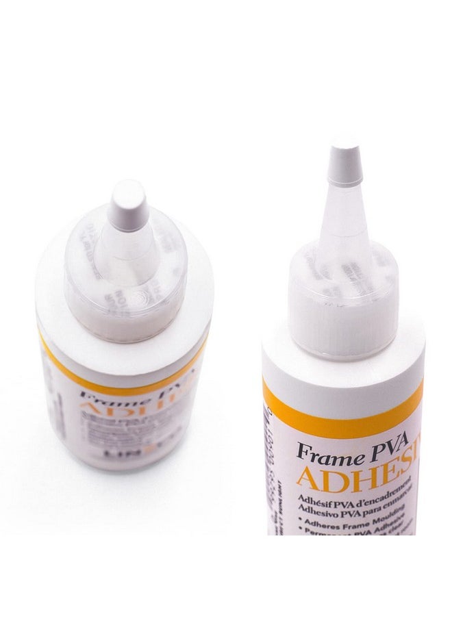 Lineco Pva Adhesive, Picture Frame Glue, Adhere Wood Or Mdf Frames, Dries Clear Flexible, 8 Oz, Ideal For Wood Paper Board Framing Collage Crafts Bookbinding  - Image 2