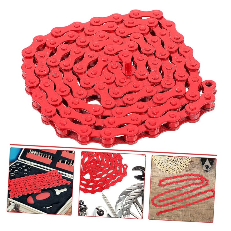3Pcs Steel Bicycle Chain Replacement for Mountain and Road Bike Easy Maintenance with Quick Link - Image 4