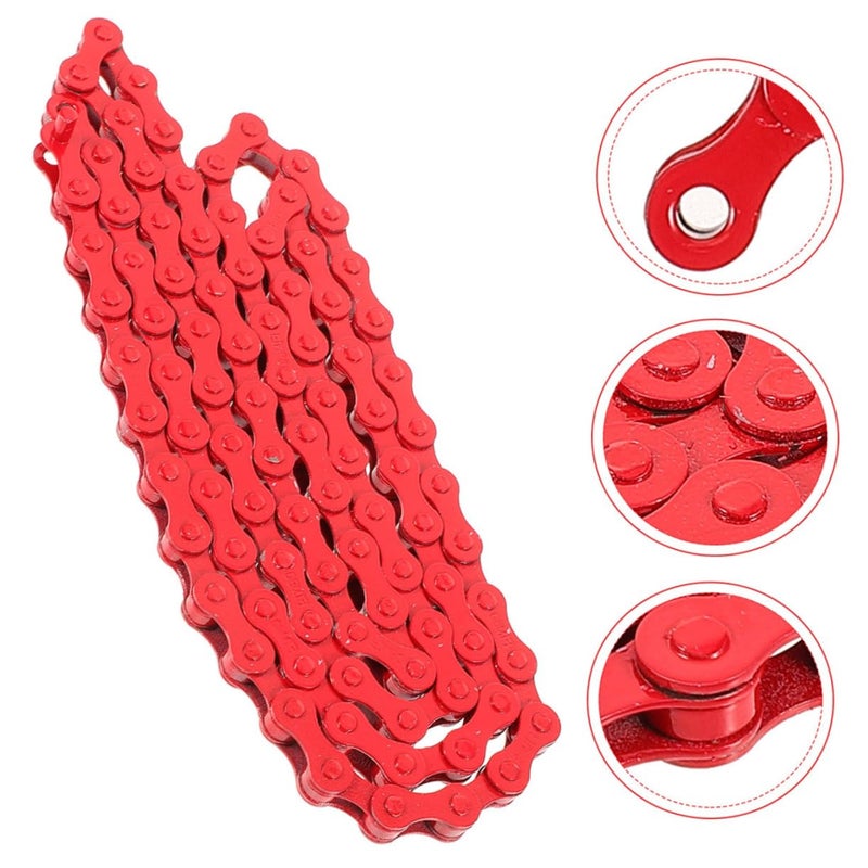 3Pcs Steel Bicycle Chain Replacement for Mountain and Road Bike Easy Maintenance with Quick Link - Image 5