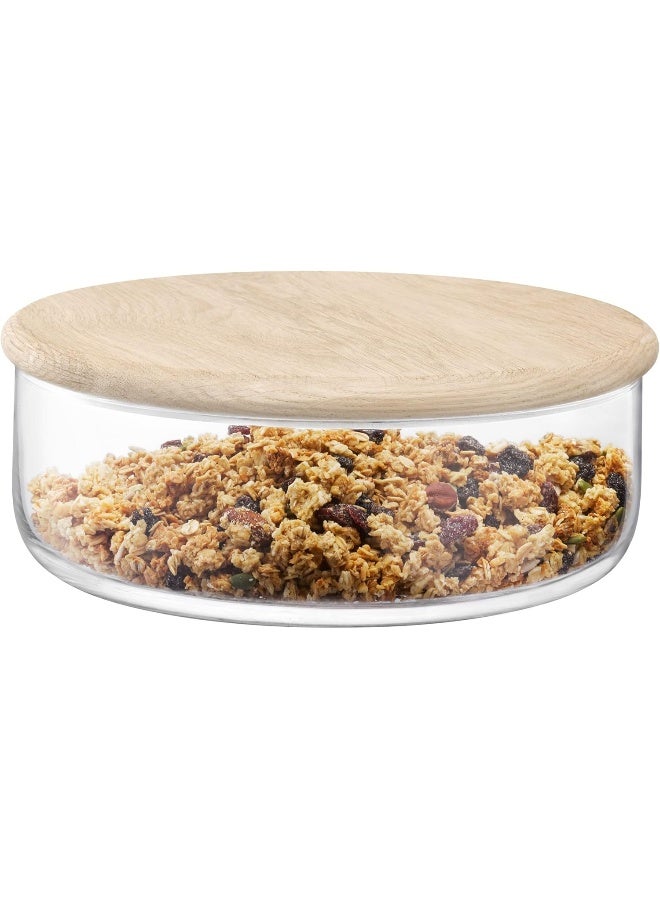 LSA International وعاء/حاوية LSA International مع غطاء من البلوط Ø26.5cm H10cm - Image 2