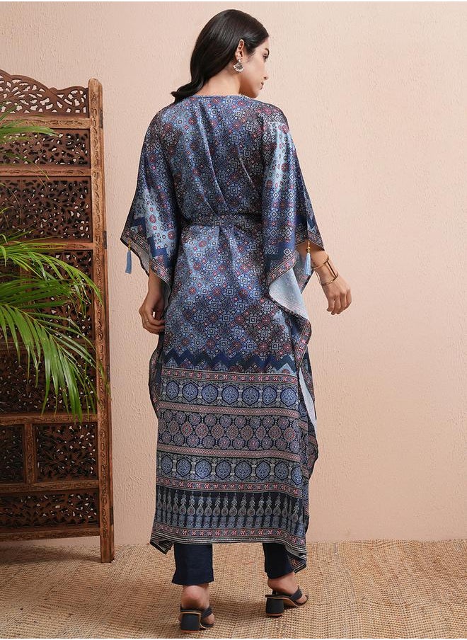 Vishudh - Vishudh Women Geometric Printed V-Neck Top by Styli - Image 1