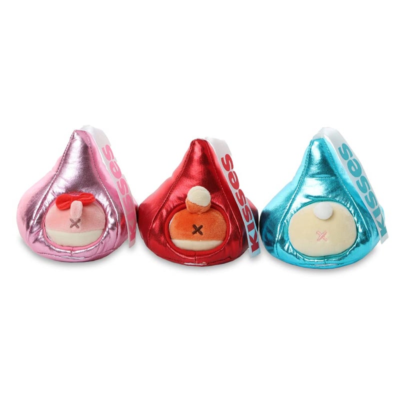 Anirollz Stuffed Animal Plush Toy - Official Hershey Kisses Chocolate Toy Blanket Outfitz Doll | Soft  Squishy  Warm  Cute  Comfort  Safe | Pillow with Fox - Valentine's Day Gift 4"" Foxiroll - Image 2