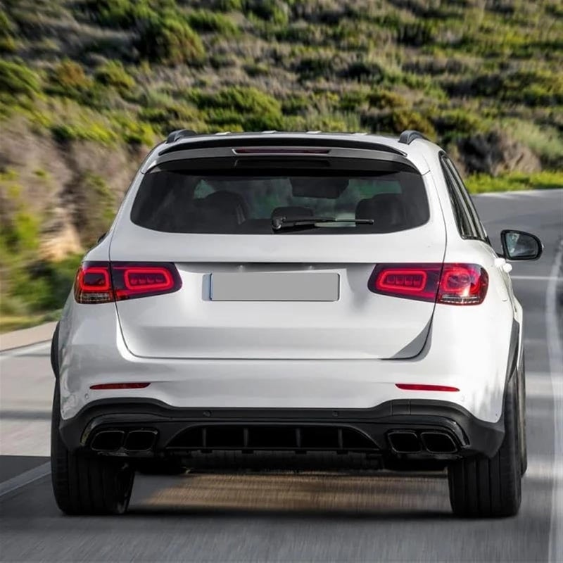 Wivplex Carbon Fiber Look Rear Trunk Spoiler for GLC Models - Image 5