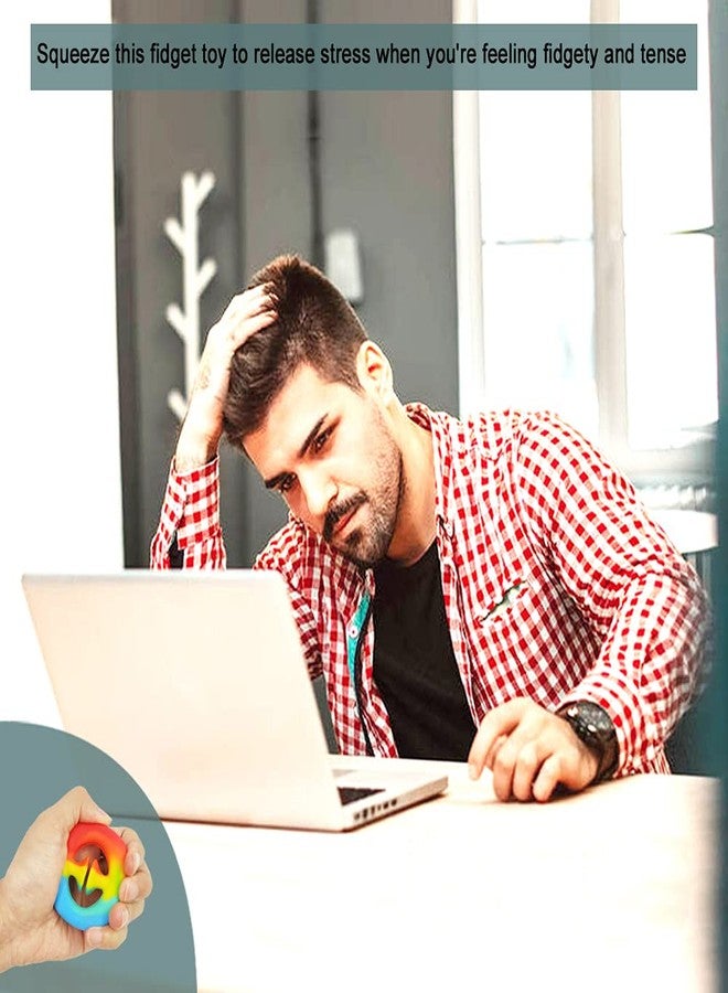 مجموعة ستامي بليت المكونة من 5 قطع من ألعاب تخفيف التوتر، لعبة ضغط الأصابع المزودة بكوب شفط، هدية مثالية لعيد الميلاد، لعبة حسية تصدر أصواتًا، هدية للأطفال والكبار المصابين باضطراب فرط الحركة ونقص الانتباه. - Image 3