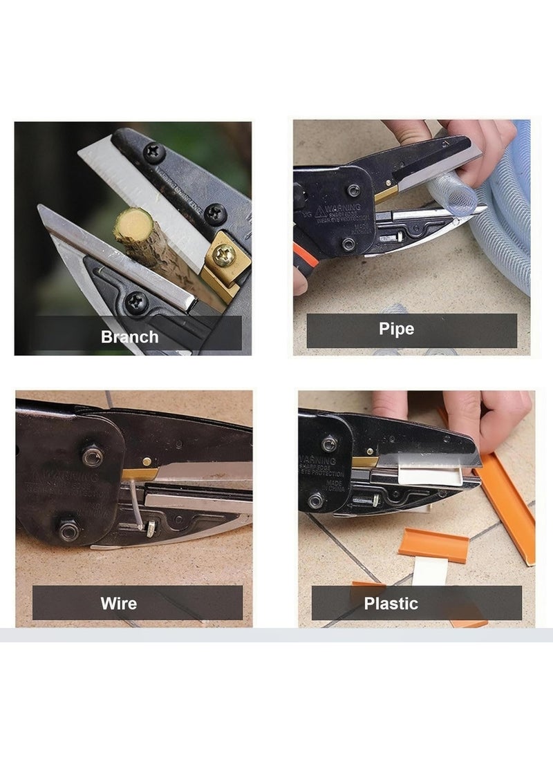 LASALE - LASALE Multifunction 3 In 1 Cutter Garden Pruning Pliers Power Cut Cutting Tool With Builtin Wire Cutter Multi Tool Pliers Hand Tools - Image 1