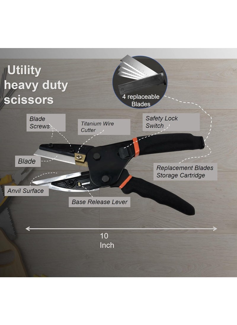 LASALE - LASALE Multifunction 3 In 1 Cutter Garden Pruning Pliers Power Cut Cutting Tool With Builtin Wire Cutter Multi Tool Pliers Hand Tools - Image 1