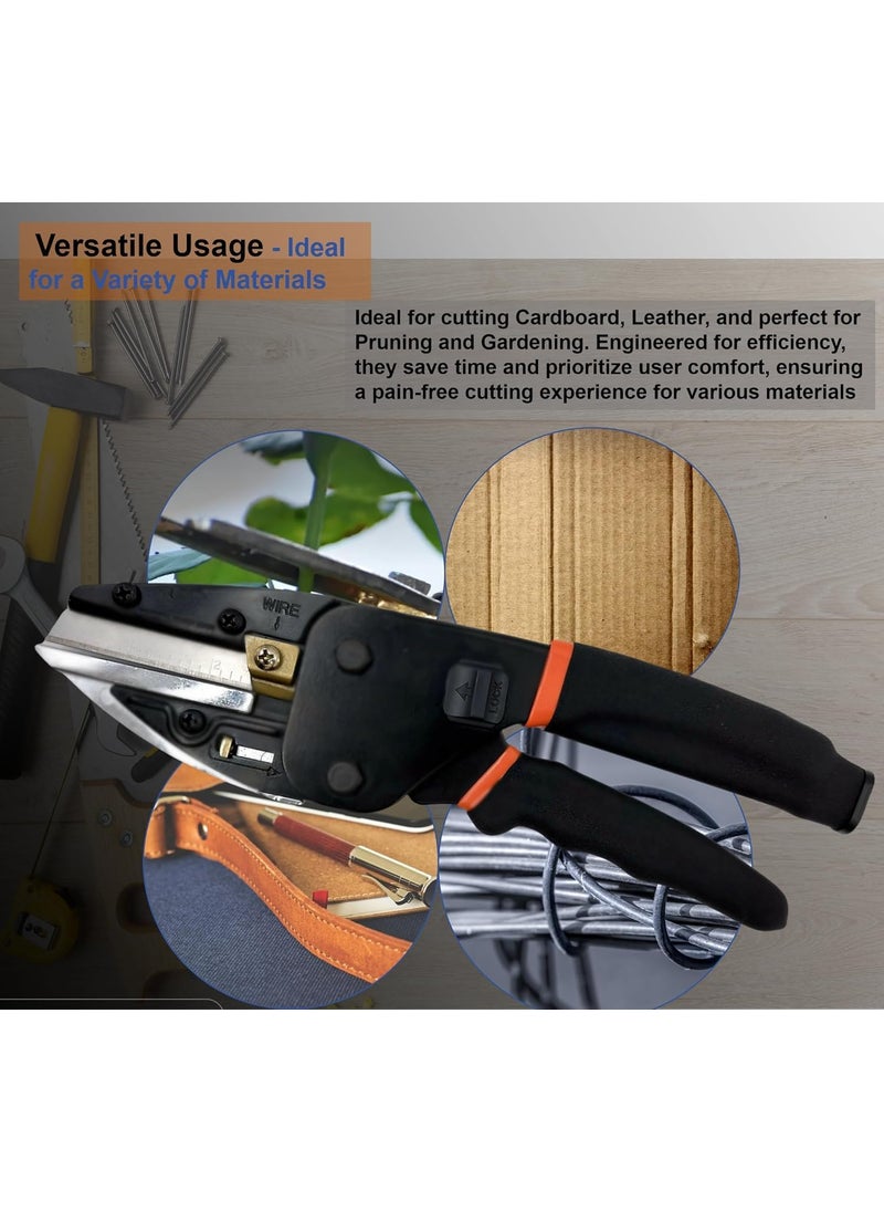 LASALE - LASALE Multifunction 3 In 1 Cutter Garden Pruning Pliers Power Cut Cutting Tool With Builtin Wire Cutter Multi Tool Pliers Hand Tools - Image 1