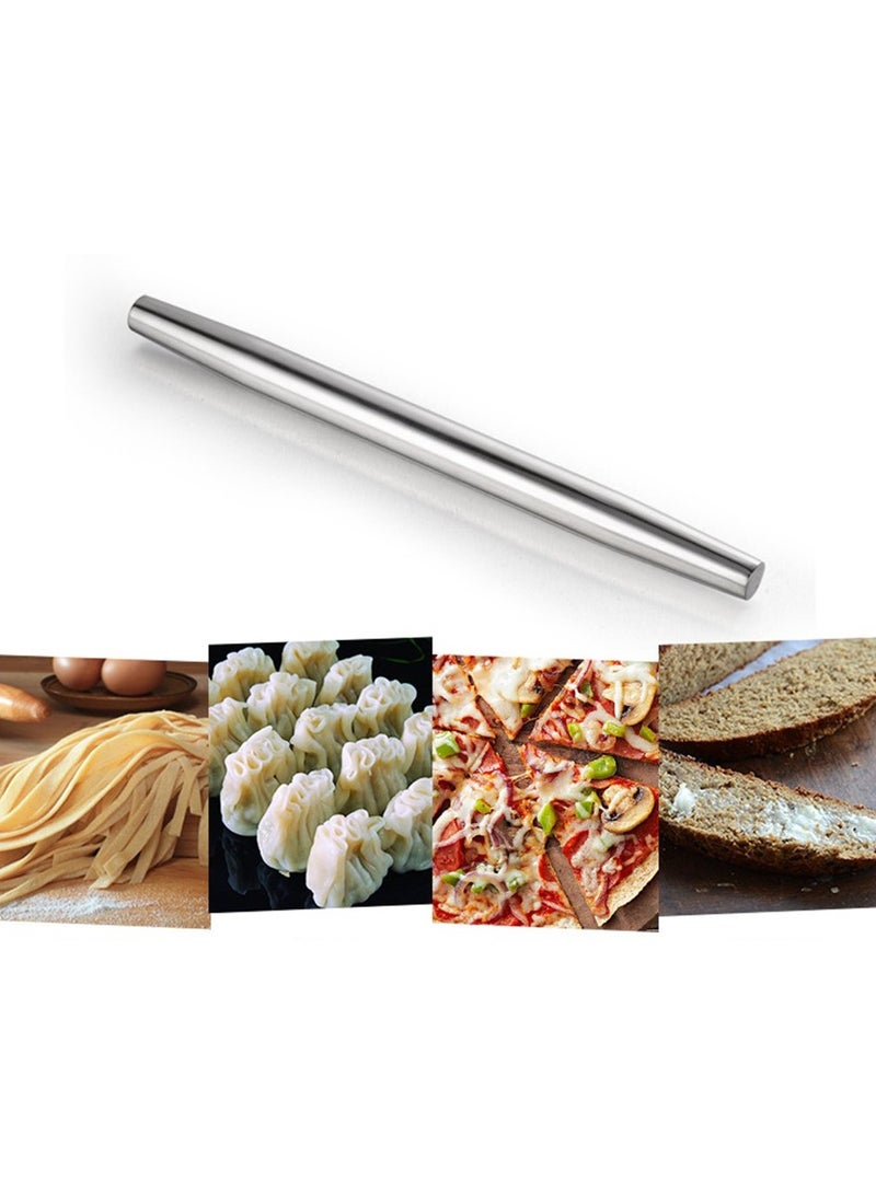 DubaiGallery Stainless Steel Fondant Cake Decorating Sugarcraft Rolling Pin Baking Tools - Image 2