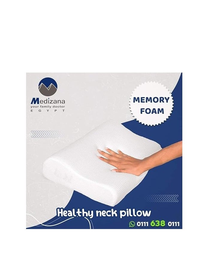 Medizana HEALTHY NECK PILLOW Memory Foam Sleeping Pillow - Image 3