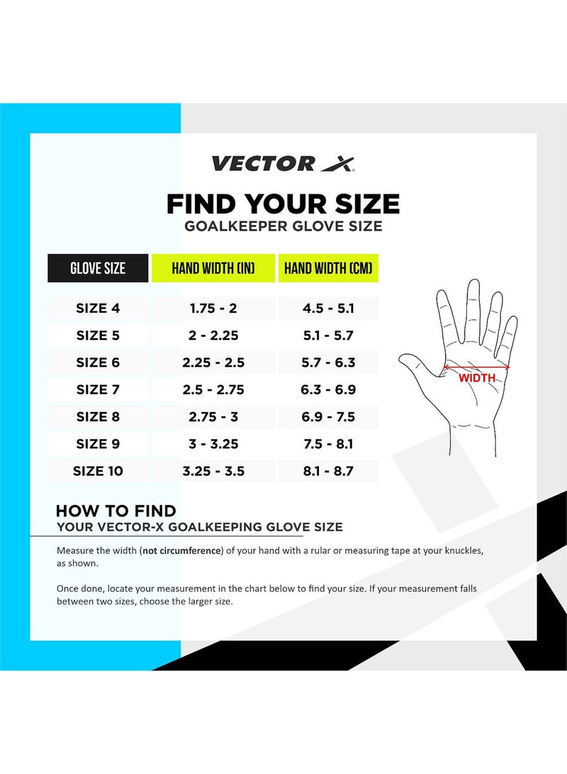 Vector X Practice Goalkeeper Gloves ,Size-7 - Image 3