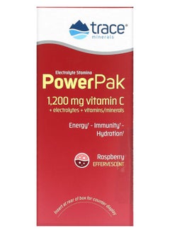 Trace Minerals Electrolyte Stamina PowerPak Raspberry 30 Packets 0.18 oz (5.1 g) Each 