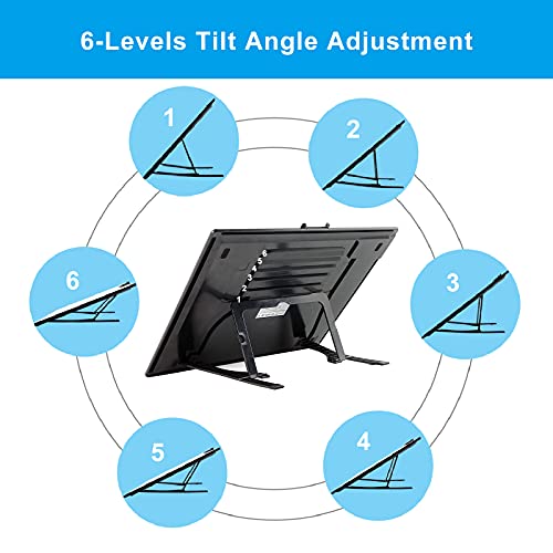 TOHETO A3 Light Pad, Rechargeable Light Board for Diamond Painting, Tracing Light Box with Stand and Clip, Light Table Lightbox for Tracing, Drawing - Image 2