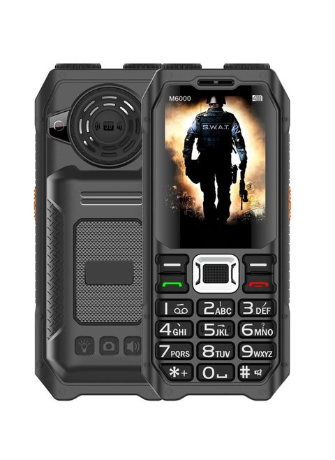 Hope 10000mAh Rugged Mobile Phone with Triple SIM Support, Ultra-Durable Waterproof Cell Phone with Long-Lasting Battery, Built-In Power Bank, and Flashlight